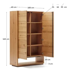 Moderner Wohnzimmerschrank in Eichefarben - Algaro