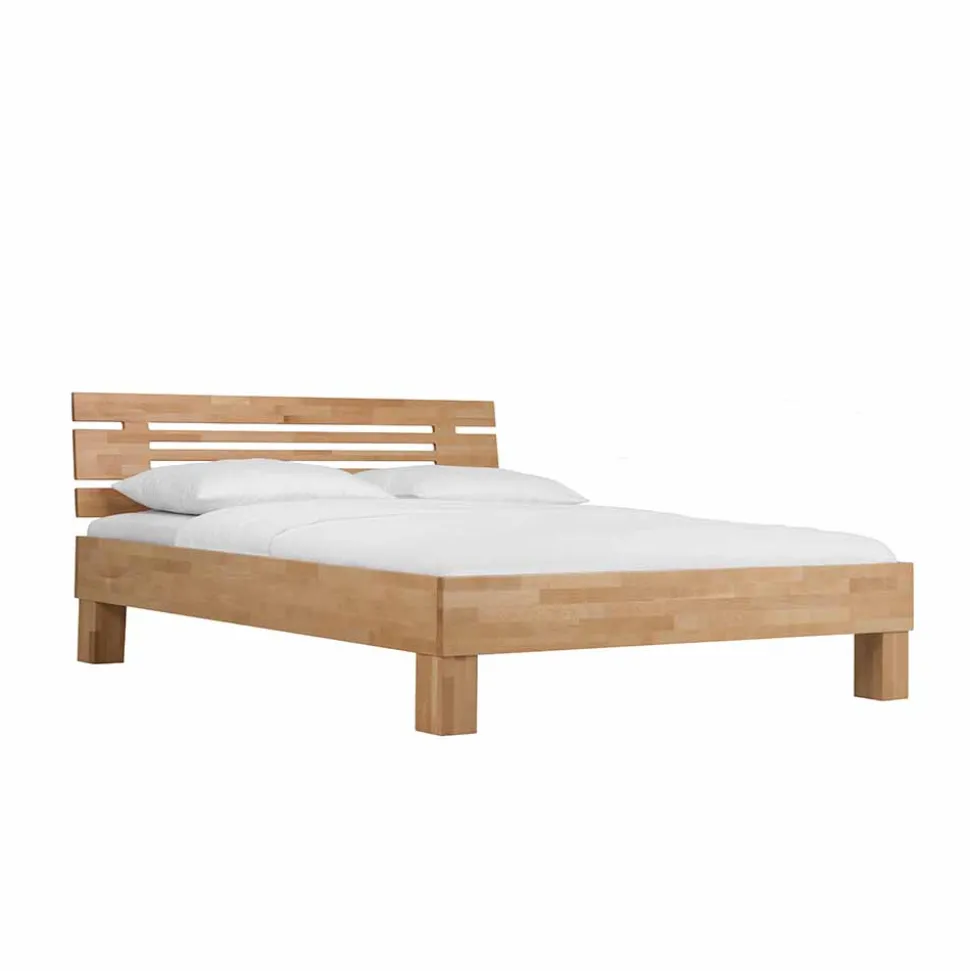 Modernes Buche Holzbett Pinatory mit Kopfteil