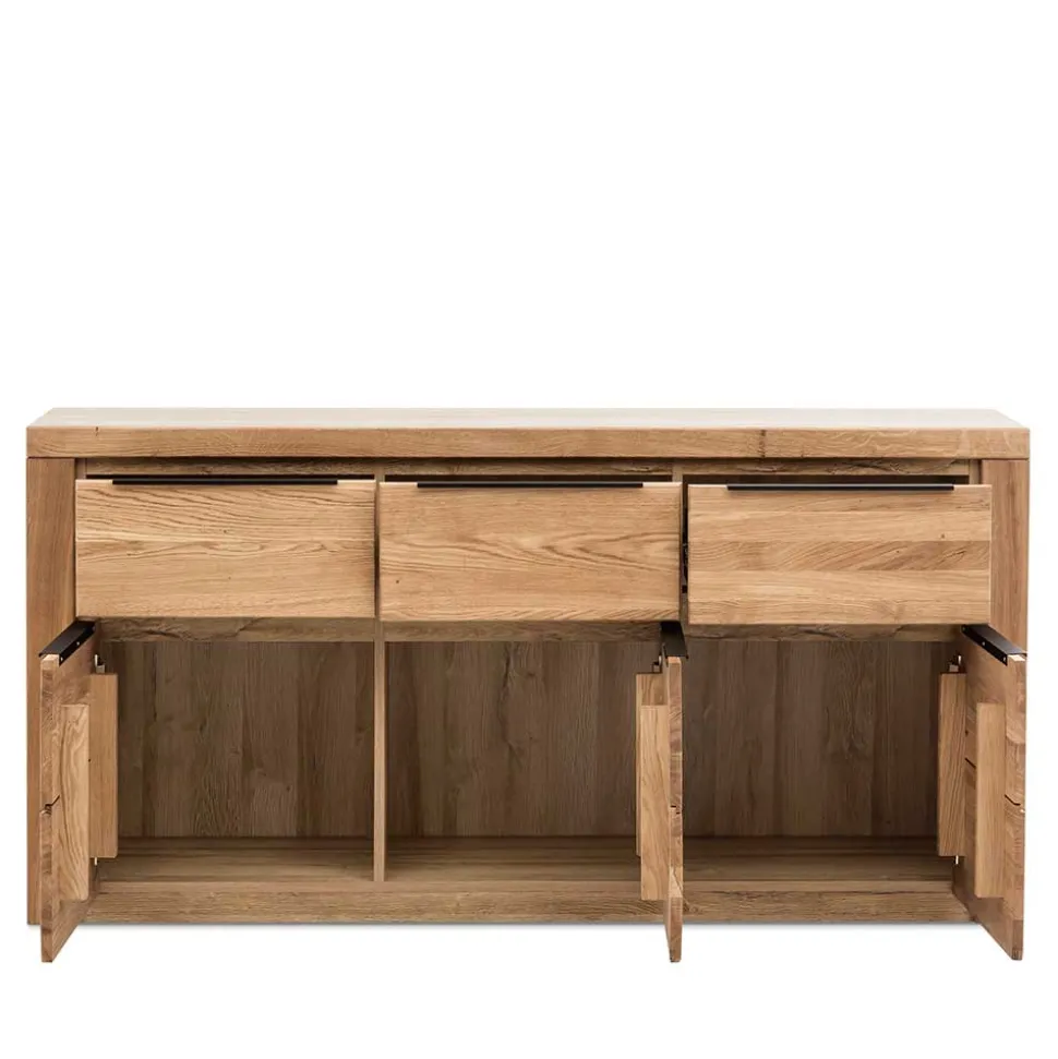 Modernes Sideboard in Eiche teilmassiv - Nelenia