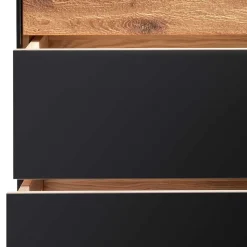 Modernes Sideboard in Wildeiche und Anthrazit - Claas