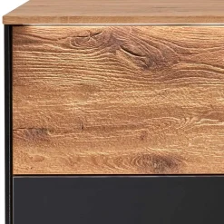 Modernes Sideboard in Wildeiche und Anthrazit - Claas