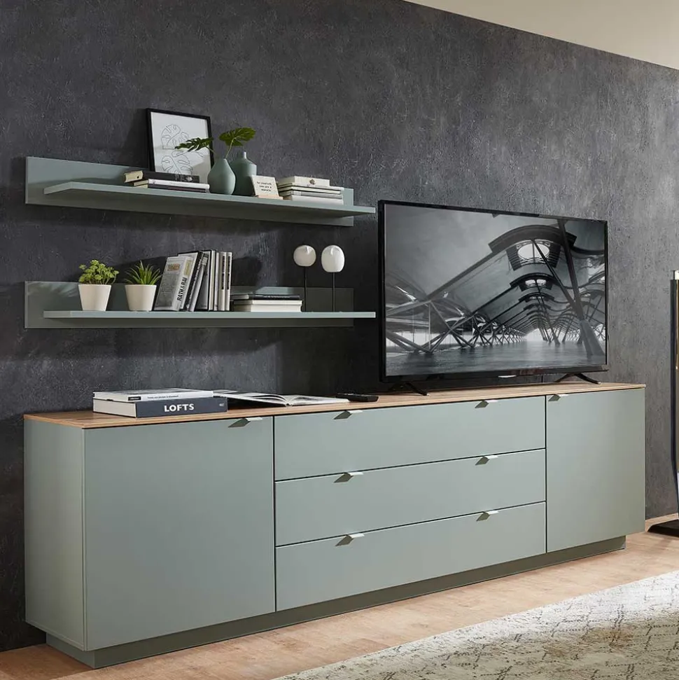 Modernes Sideboard mit Metallgriffen - Yoan