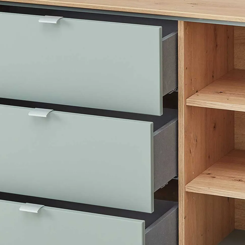 Modernes Sideboard mit Metallgriffen - Yoan