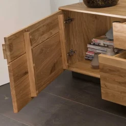 Modernes TV Board aus Eiche & Wildeiche - Xeddos