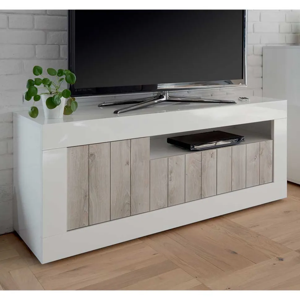 Modernes TV Lowboard mit Fach & 3 Türen - Merenda
