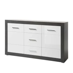 Modernes Wohnmöbel Set zweifarbig - Istensa (vierteilig)