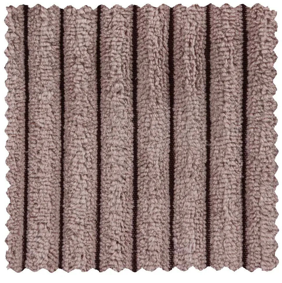 Modulares Sofa - Element in Mauve Cord - Samorah