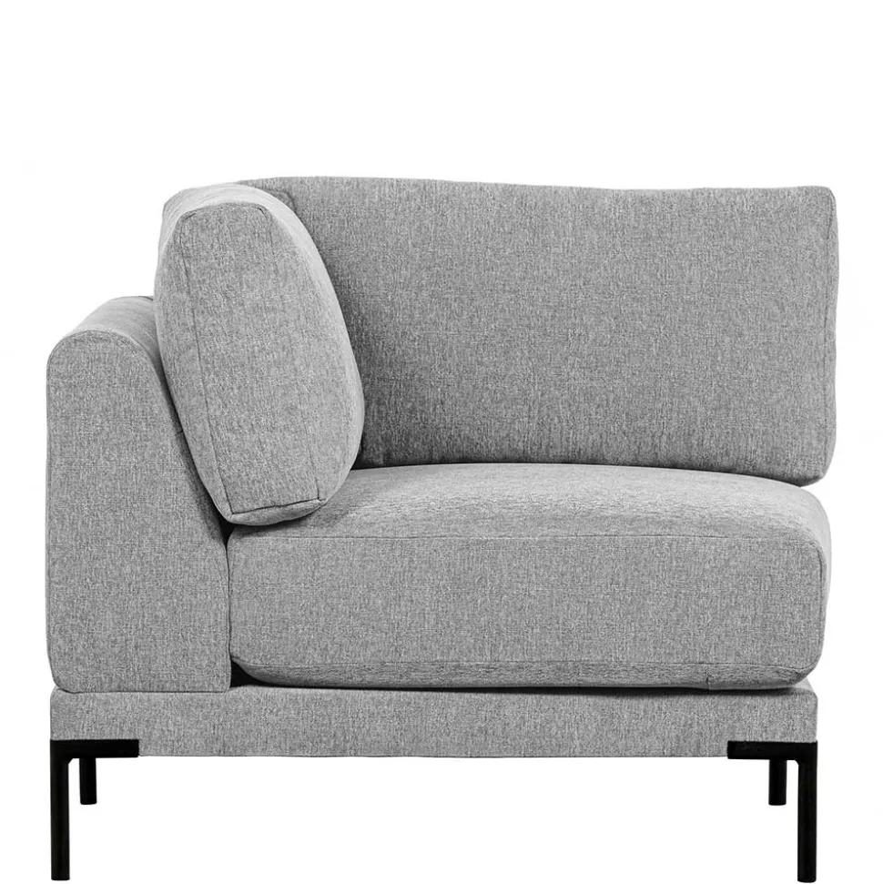 Modulares Sofa Eckelement in Hellgrau - Horedion