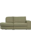 Modulcouch 2 Elemente Set in Graugrün - Perconia