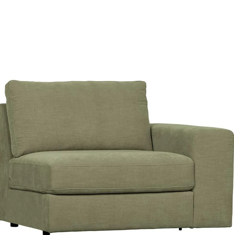 Modulcouch 2 Elemente Set in Graugrün - Perconia