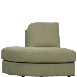 Modulcouch 2 Elemente Set in Graugrün - Perconia