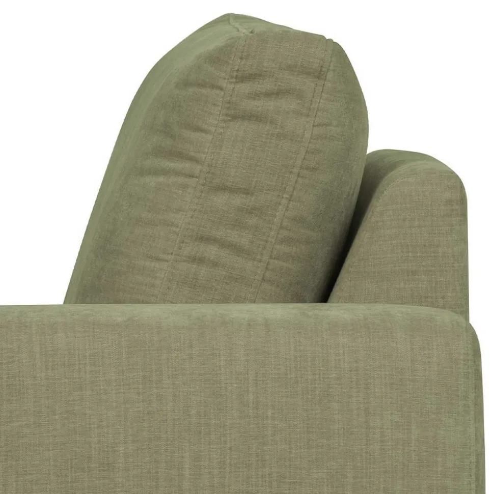 Modulcouch 2 Elemente Set in Graugrün - Perconia