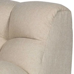 Modul-Couch Ecke in Beige Stoff - Donabello