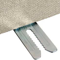 Modul-Couch Ecke in Beige Stoff - Donabello