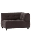 Modulcouch Ecke in Graubraun meliert - Shinin