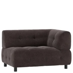 Modulcouch Ecke in Graubraun meliert - Shinin
