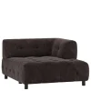 Modulcouch Eckelement in Graubraun meliert - Sundini