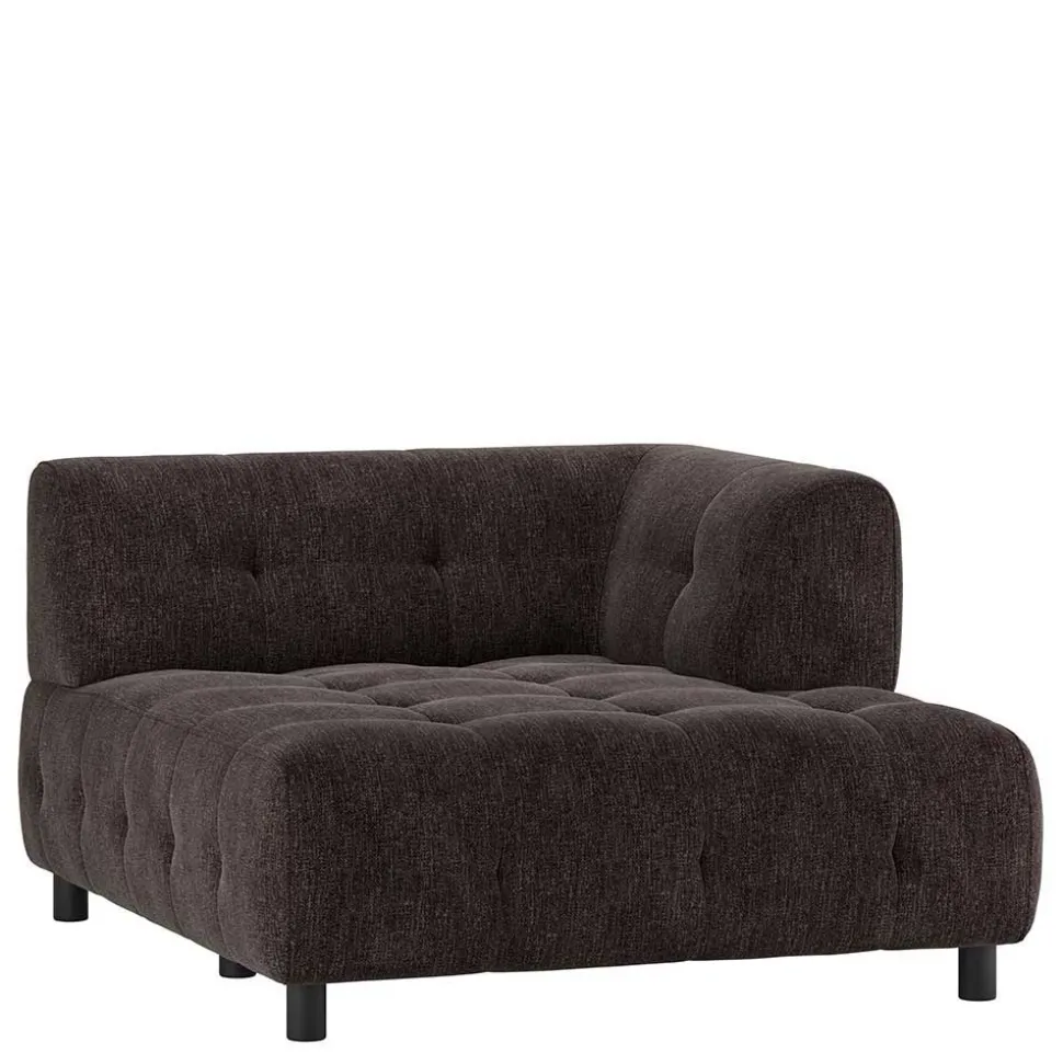 Modulcouch Eckelement in Graubraun meliert - Sundini