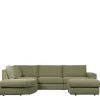 Modulsofa 5 Elemente in Graugrün - Perconia