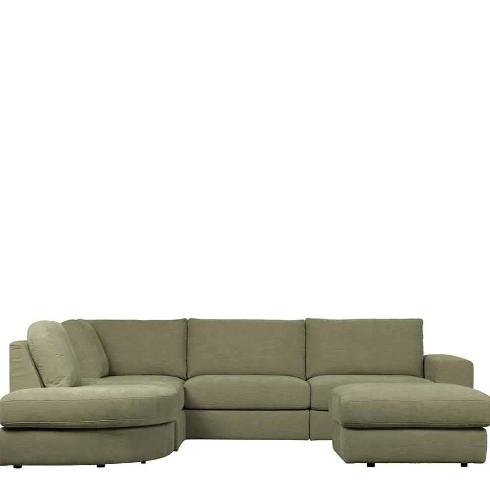Modulsofa 5 Elemente in Graugrün - Perconia