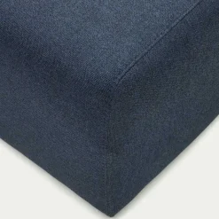 Modulsofa Chaiselongue in Dunkelblau Stoff - Fouzi