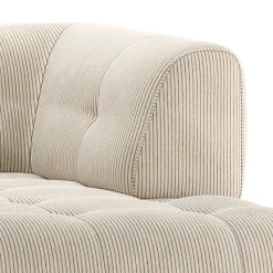 Modulsofa Ecke aus Cord Beige - Gabor