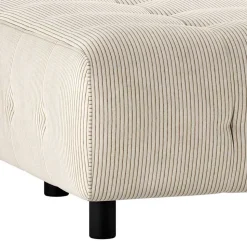 Modulsofa Ecke aus Cord Beige - Gabor