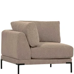 Modulsofa Eckelement in Schlammfarben - Alamo