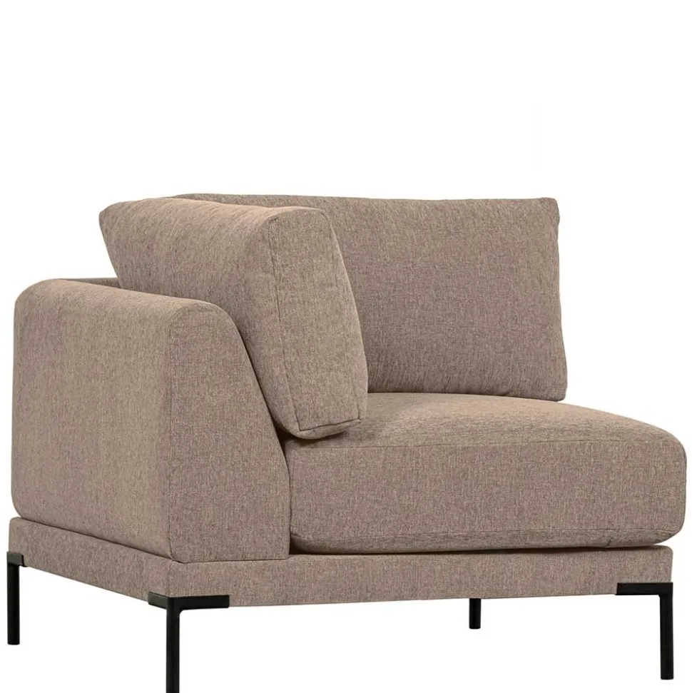 Modulsofa Eckelement in Schlammfarben - Alamo