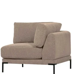 Modulsofa Eckelement in Schlammfarben - Alamo