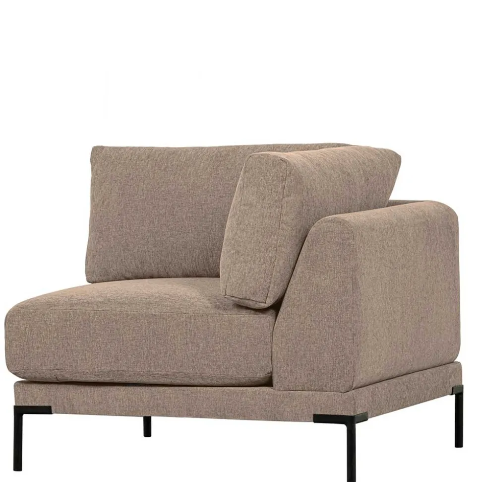 Modulsofa Eckelement in Schlammfarben - Alamo