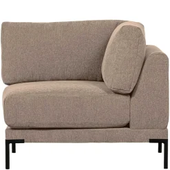 Modulsofa Eckelement in Schlammfarben - Alamo