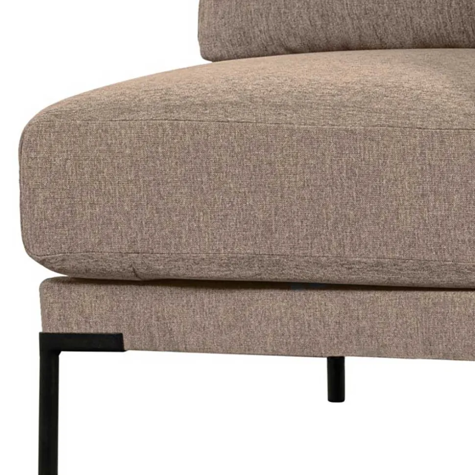 Modulsofa Eckelement in Schlammfarben - Alamo