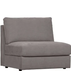 Modulsofa Einsitzer in Grau Stoff - Gregg