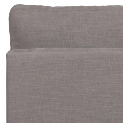 Modulsofa Einsitzer in Grau Stoff - Gregg