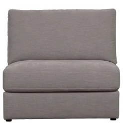 Modulsofa Einsitzer in Grau Stoff - Gregg