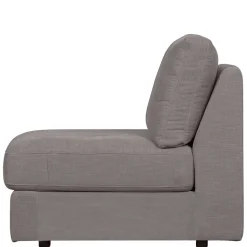 Modulsofa Einsitzer in Grau Stoff - Gregg