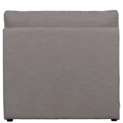 Modulsofa Einsitzer in Grau Stoff - Gregg