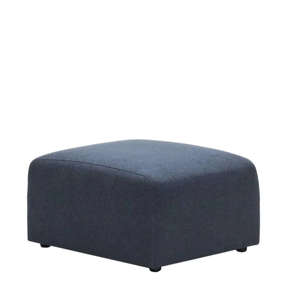 Modulsofa Hocker Randmodul in Dunkelblau - Fouzi