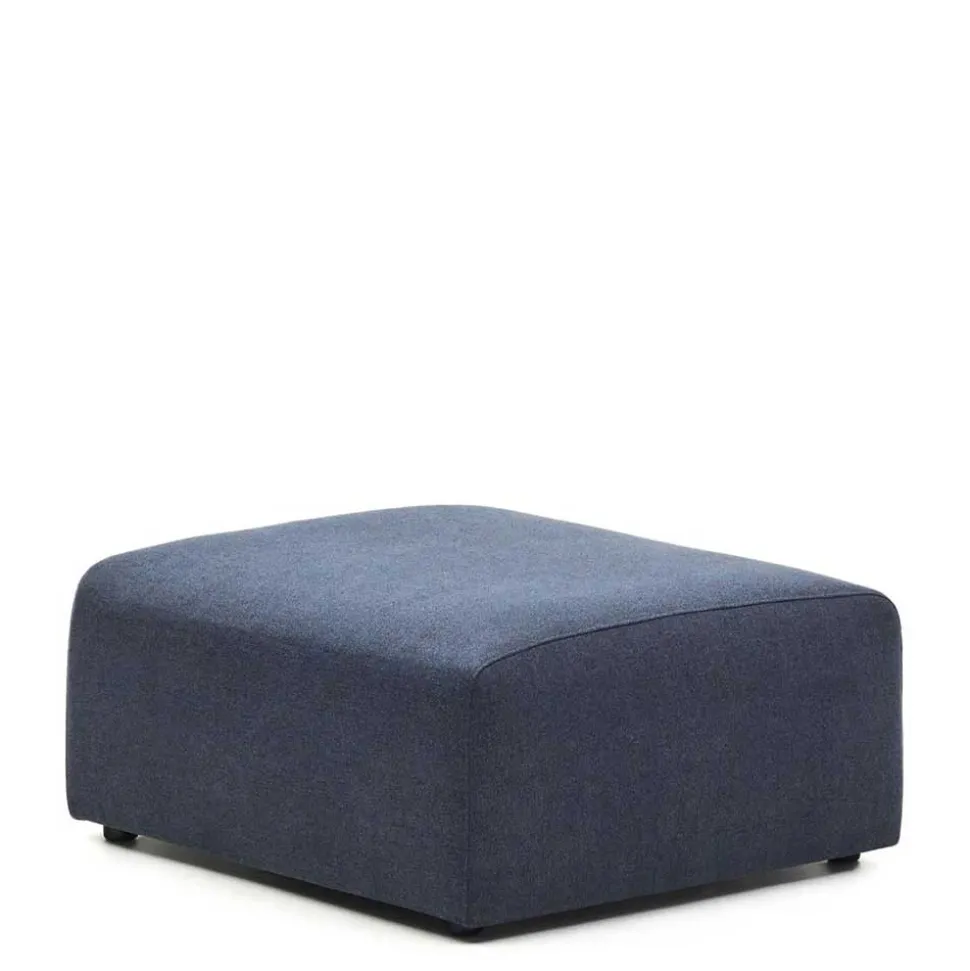 Modulsofa Hocker Randmodul in Dunkelblau - Fouzi