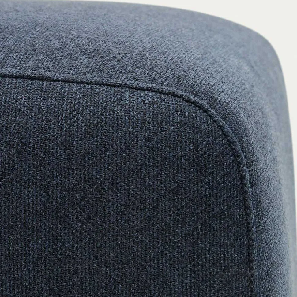 Modulsofa Hocker Randmodul in Dunkelblau - Fouzi