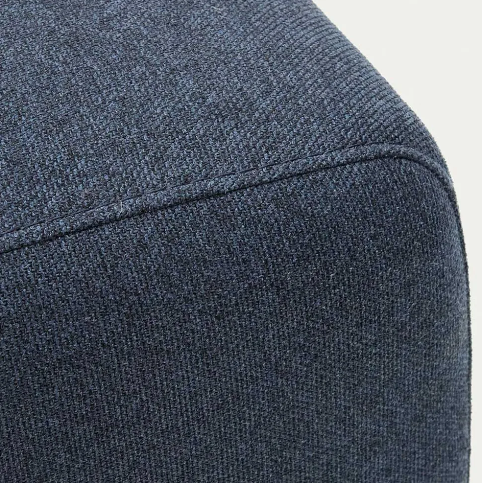 Modulsofa Hocker Randmodul in Dunkelblau - Fouzi