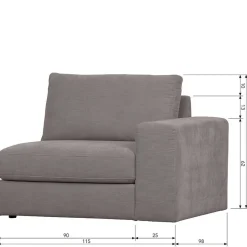 Modulsofa Kombi aus zwei Elementen - Gregg