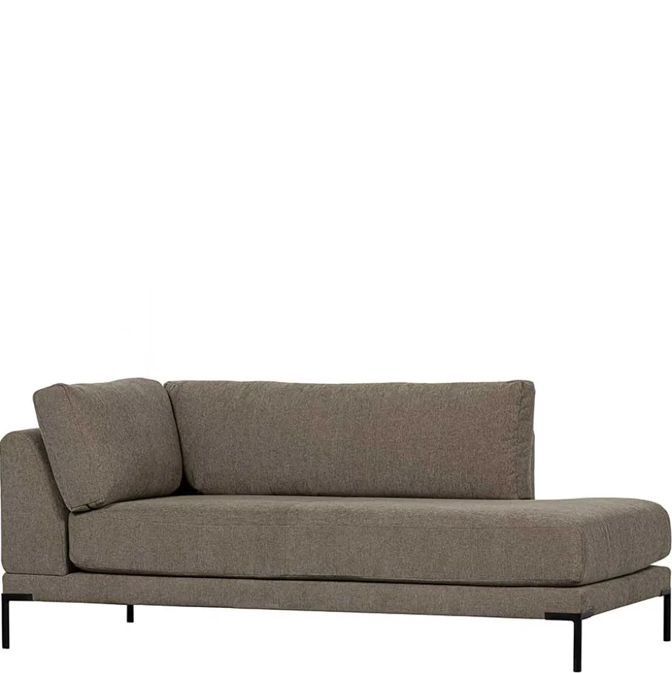 Modulsofa Lounge links in Taupe - Birte