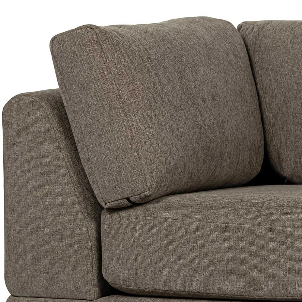 Modulsofa Lounge links in Taupe - Birte