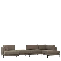 Modulsofa Lounge links in Taupe - Birte