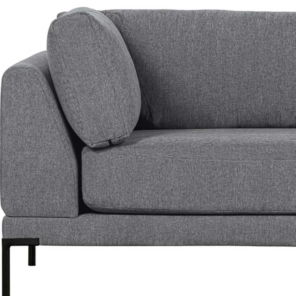 Modulsofa Recamiere in Jeansblau - Imonas