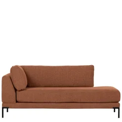 Modulsofa Recamiere in Rost Braun - Brixx