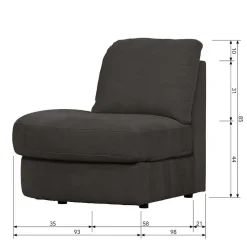 Modulsofa Set in Anthrazit - Jilatov