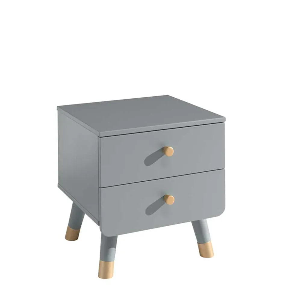 Nachtschrank mit Schubladen 44x46x40 cm - Miracella